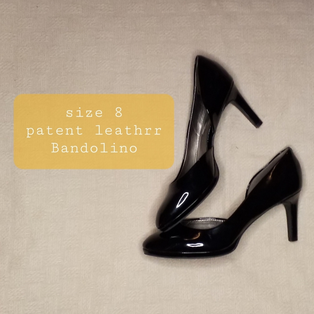 Size 8 patent Bandelino heels
